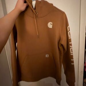Carhartt Women's Tan Hoodie Sweater